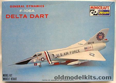 Hasegawa 1/72 General Dynamics F-106A Delta Dart, 1054 plastic model kit